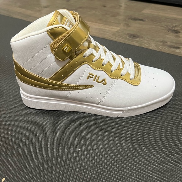 High top Fila white and gold - Picture 3 of 3